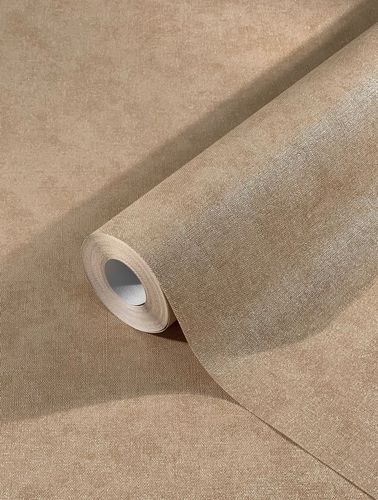 Non-Woven Wallpaper Plain texture Brown Metallic 33187