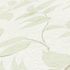 Non-woven wallpaper leaves illustration white green 38962-4 3