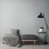 Non-woven wallpaper 3D look cubes light grey 38963-1 12