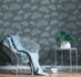 Non-woven wallpaper leaves ginkgo blue white 38966-2 7