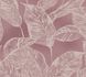 Non-woven wallpaper leaf pattern lilac grey 38663-4 2