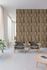 Non-woven wallpaper stripes wood look brown grey A57002 1