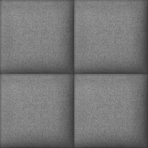 Non-woven wallpaper 3D effect squares dark grey A60101