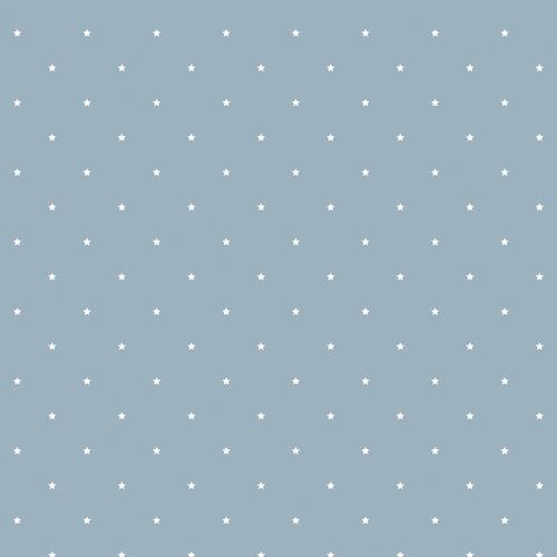 Non-Woven Wallpaper Stars Blue pearl Metallic JR1104