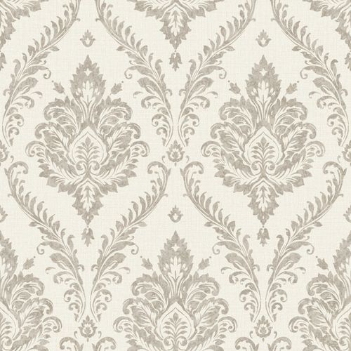 Vliestapete-Ornamente-Damast-Creme-Grau-Glitzer-MN3204-63217506