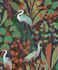 Non-Woven Wallpaper Tropical Birds Blue Green Red A63202 1