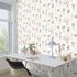 Rasch non-woven wallpaper floral white pink green 300642 5