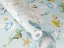 Rasch non-woven wallpaper sea fish blue cream 301328 1