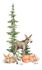 Rasch mural tree nature animals white green brown 364996 1