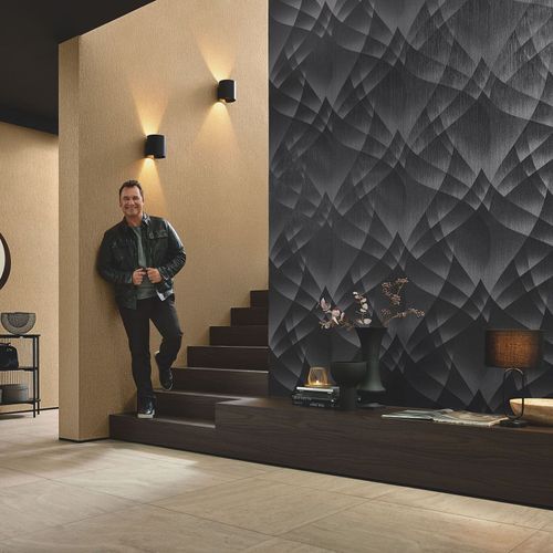 Wallpaper Guido Maria Kretschmer Abstract Black Gloss