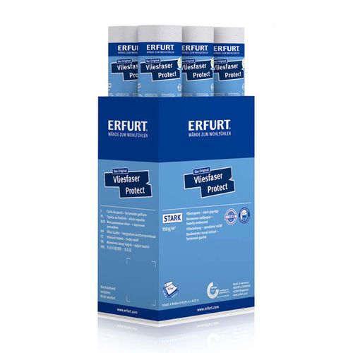 6 x Erfurt wallpaper non-woven fiber Protect 212 PVC-free