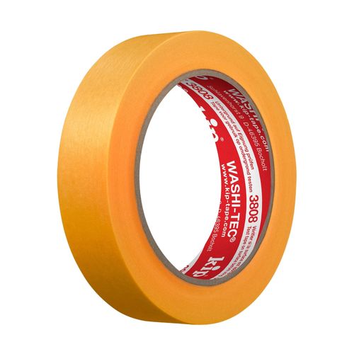 KIP 3808 WASHI-TEC Premium orange gold crepe 24mm x 50m