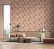 Non-woven wallpaper stucco element 3D effect brown 34467 1