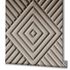 Non-woven wallpaper 3D effect diamond beige grey 34484 4