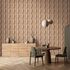 Non-woven wallpaper graphic 3D effect beige brown 34490 1