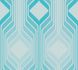 Non woven wallpaper Lines Graphic Turquoise White 39532-1 2