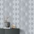 Non-woven wallpaper retro grey silver metallic 10286-10 1