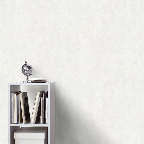 Non-woven wallpaper concrete look grey metallic 10316-10