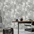 Non-woven wallpaper jungle cream black glitter 10381-10 3