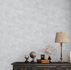 Non-woven wallpaper used look grey silver metallic 39657-2 1