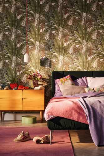 Livingwalls Non-Woven Wallpaper - Plain Wallpaper 395665 In Green - View #4
