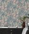 Non-woven wallpaper floral jungle blue green red 39653-2 5