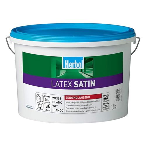 Herbol Latex Satin hard-wearing latex paint 12.5L