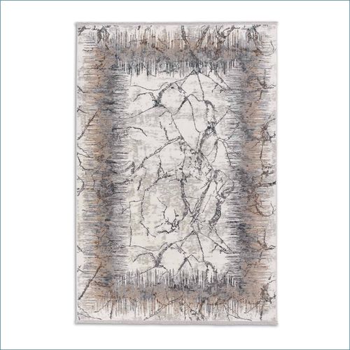 Rug Vercelli Border Shabby beige grey cream Astra