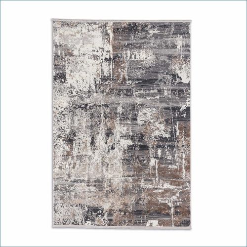 Rug Vercelli Vintage Shabby brown grey short pile Astra