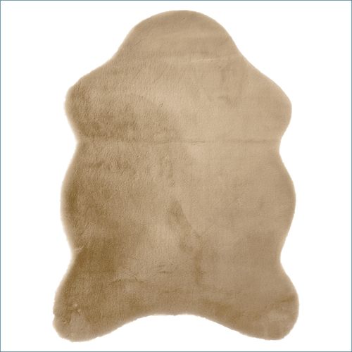 Fellteppich-Elda-hellbraun-Kunstfell-dekorativ-Astra-63220055
