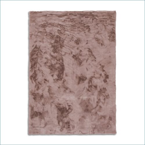 Kunstfell Tender uni altrosa Teppich Schöner Wohnen