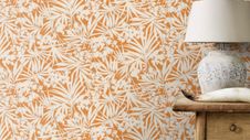 Vliestapete Rasch Bltter Farn Floral Gelb Wei 330328