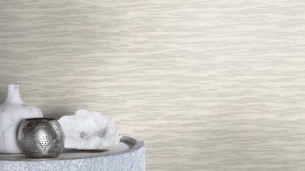 Non-woven wallpaper Rasch marbled grey silver 720440