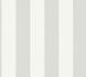 Non-woven wallpaper stripes pattern grey white 38101-2 2