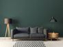 Non-woven wallpaper plain modern dark green 39341-1 1