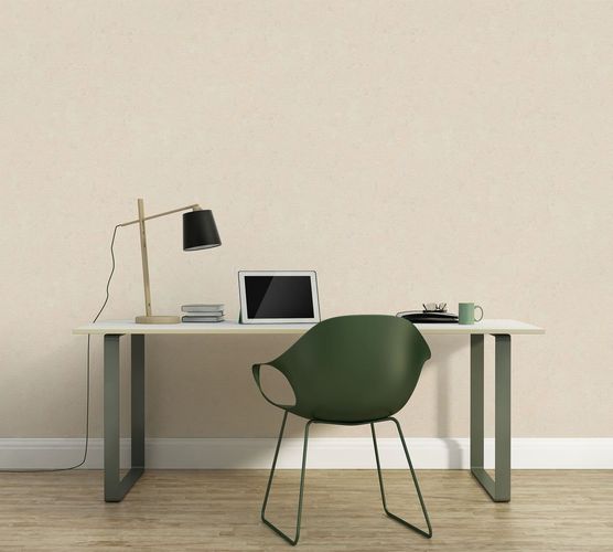 Non-woven wallpaper concrete look beige cream 39387-4