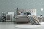 Vliestapete Blumen Zweige Blau Beige Metallic 39548-5 Schlafzimmer 3