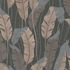 Non-woven wallpaper floral grey cream metallic 10344-47 2