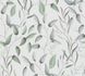 Non-woven wallpaper leaves tendrils grey green 39745-2 2