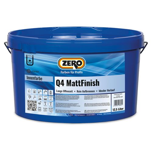 ZERO Q4 MattFinish white 12.5 L Interior emulsion paint