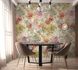 Non-woven wallpaper flowers grey pink green 39694-1 4