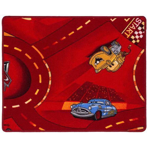 Teppich Disney Cars Hook Rot Vliesrücken 65 x 80 cm