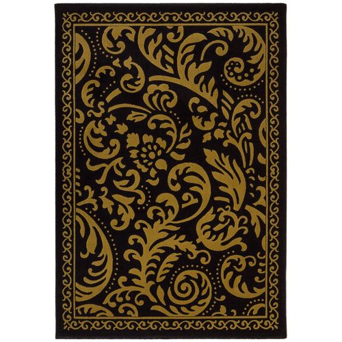 Webteppich-Diamand-Wolle-160-x-230-cm-schwarz-gold-63221989