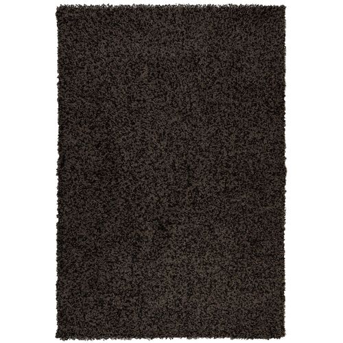 Shaggy carpet black gray 160 x 230 cm linked