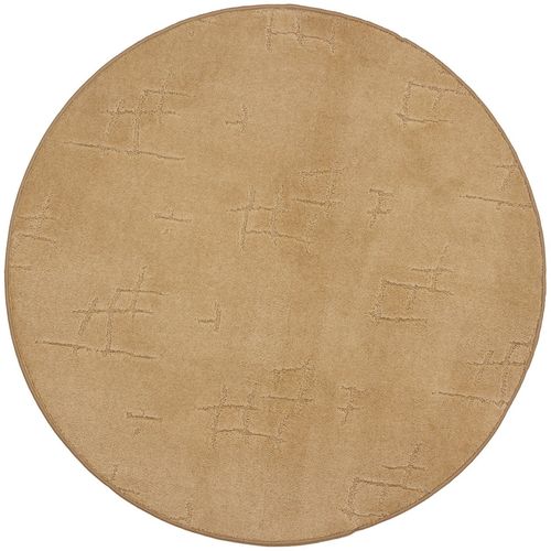 Teppich-Cut-Loop-Band-eingefasst-130-cm-rund-beige-63222057