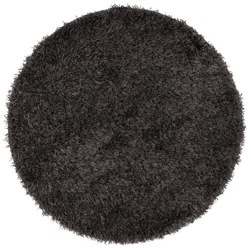 Teppich-Shaggy-Textilrucken-100-cm-rund-dunkelgrau-63222063