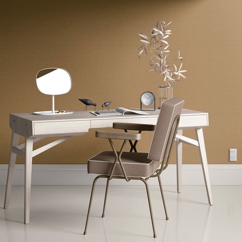 Vliestapete Elle Struktur Uni Gold Metallic 10444-30 Zimmer