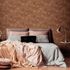 Non-woven wallpaper Elle stone effect orange gold metallic 10445-13 10