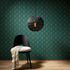 Non-woven wallpaper Elle fan green gold metallic 10451-19 2