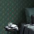 Non-woven wallpaper Elle fan green gold metallic 10451-19 10